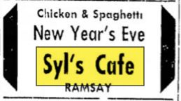 Syls Cafe - Dec 1949 Ramsay Location (newer photo)